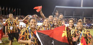 Samoa 2019 Pacific Games Opens: Team PNG march out first