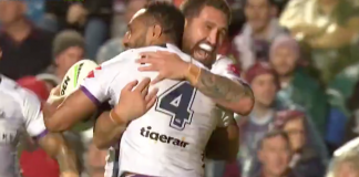 Olam scores hat-trick as Storm defeat Sea Eagles