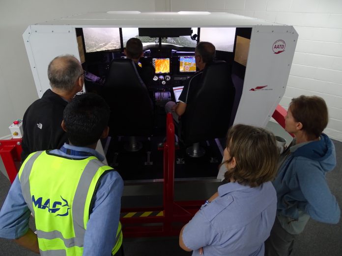 2019-08-23 Redbird Simulator dedication and first use.MandyGlass.DSC03925