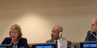 Governor Parkop presents at UN Climate Summit in New York