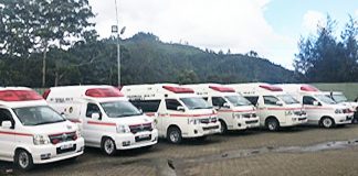 Japan supports Enga Province with Ambulances