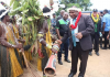 PM arrives in Balimo, launches 12th Gogodala Canoe Festival