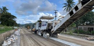 Lae’s Unitech-Tent City road works progressing