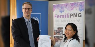 UNDP supports Femili PNG with funding to address GBV