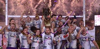 Olam first to score as Storm take the Title