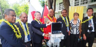 Japan donates medical equipment
