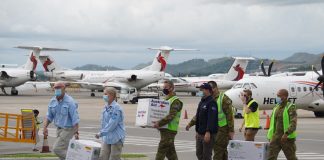 First batch of Vaccines from arrive from Aus