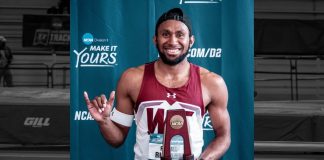 Richard sets new National Indoor Triple Jump record