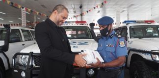 Police vehicles for Oro Province