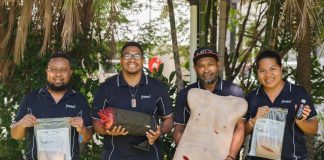 PNG YWAM personnel receive training aids