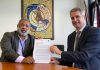 Secretary Pomaleu signs ABG Consultation project agreement